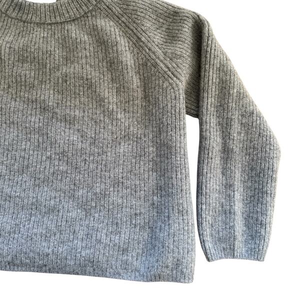 Quince Washable Cashmere Fisherman Tunic Sweater Heather Grey Size XL (12) - Picture 2 of 11